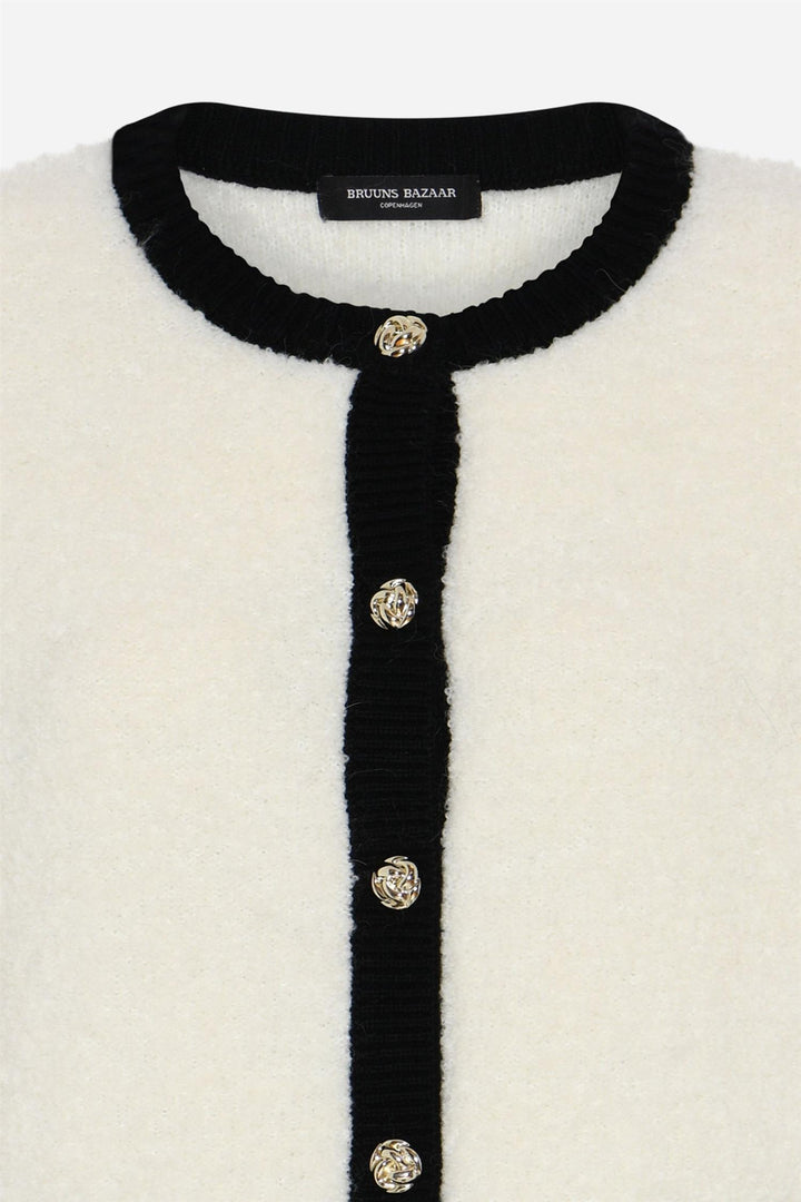 Pompom Fresia Knit Snow White