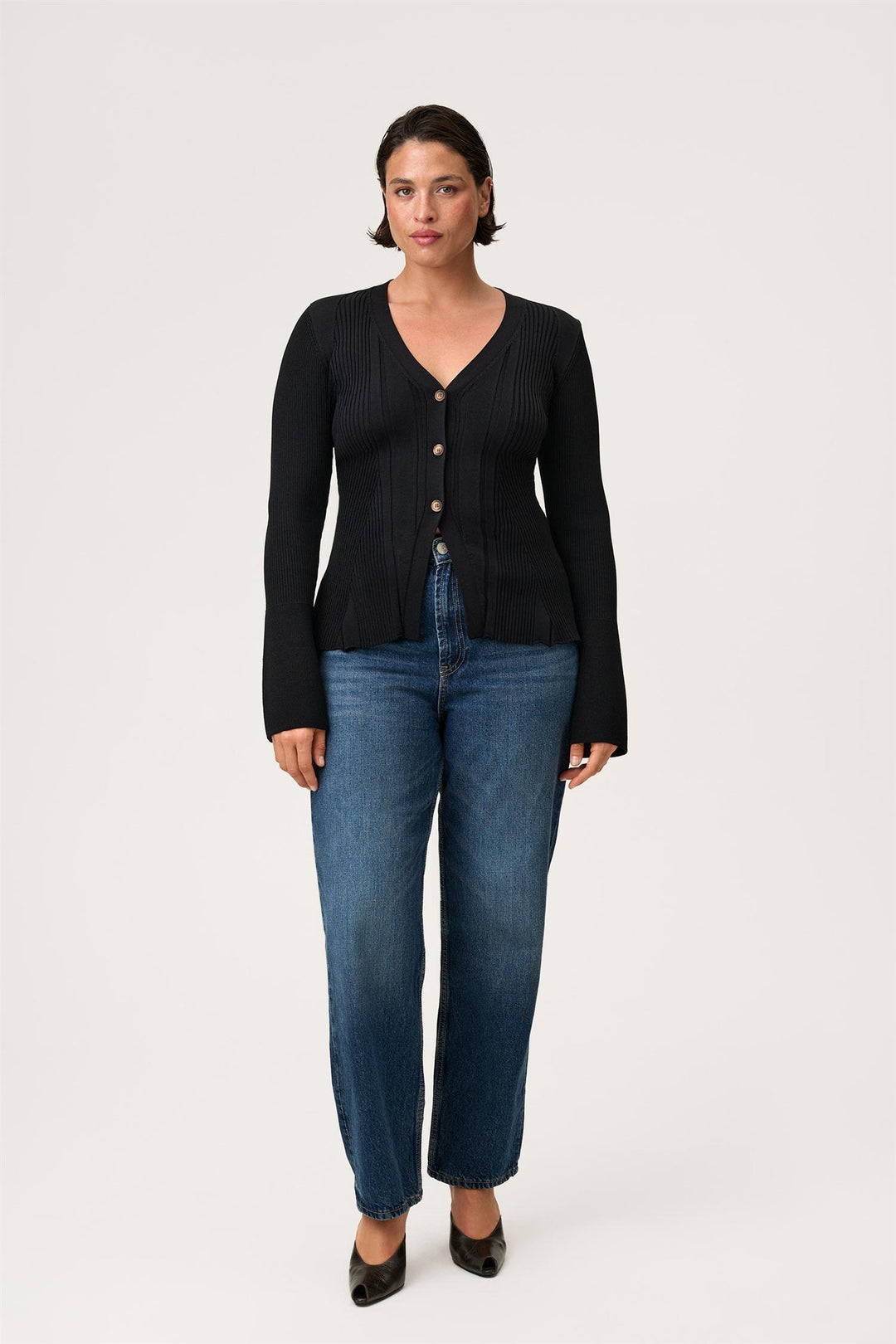 Lugo Cardigan Black