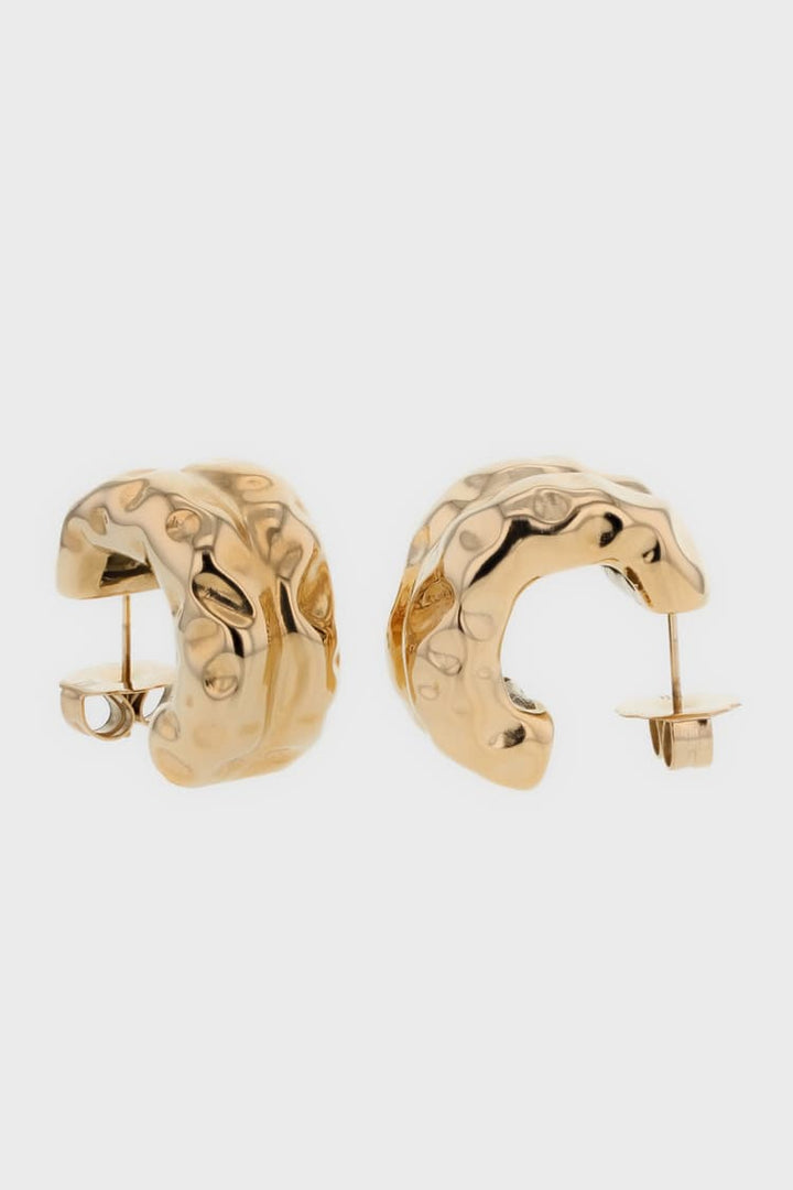 The Big Double Earrings Gold