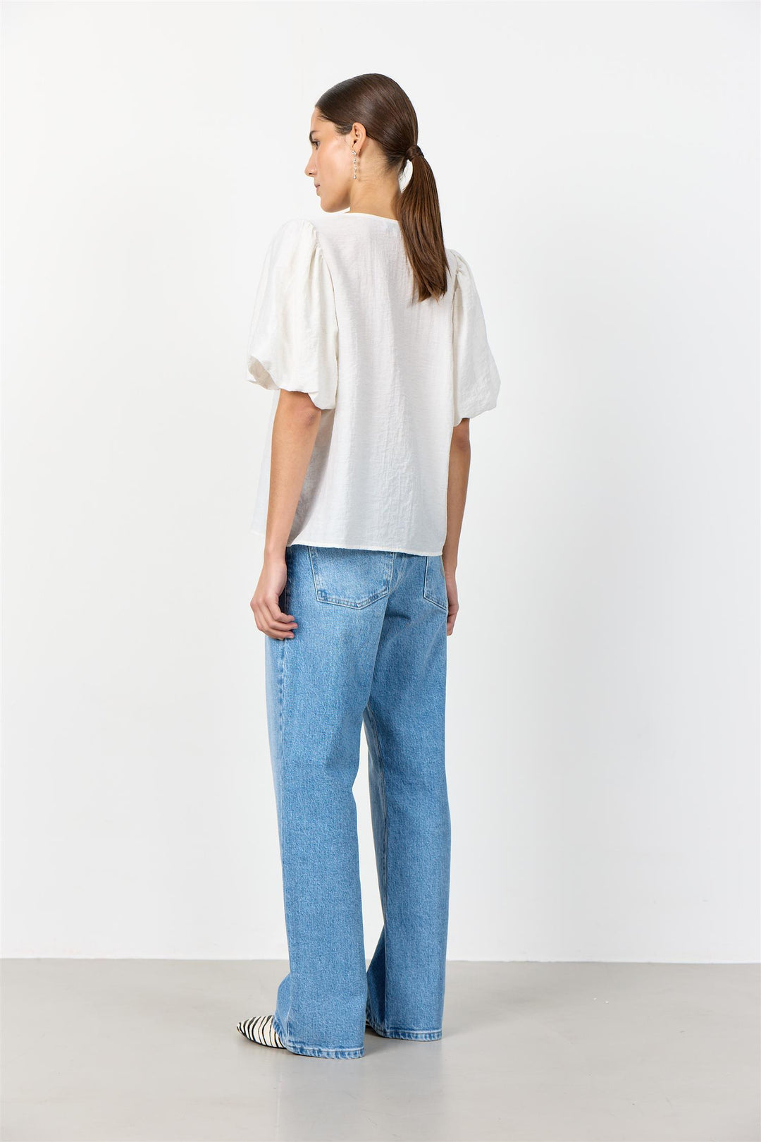 Palina Blouse Star White