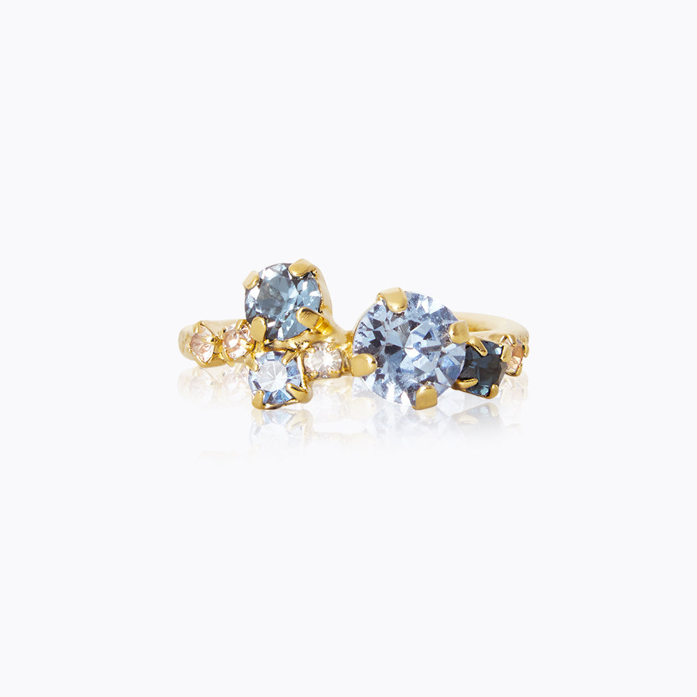 Stardust Ring Gold Blue Combo