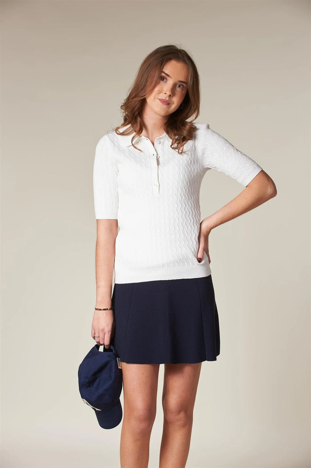 Azur Cable Sweater Offwhite