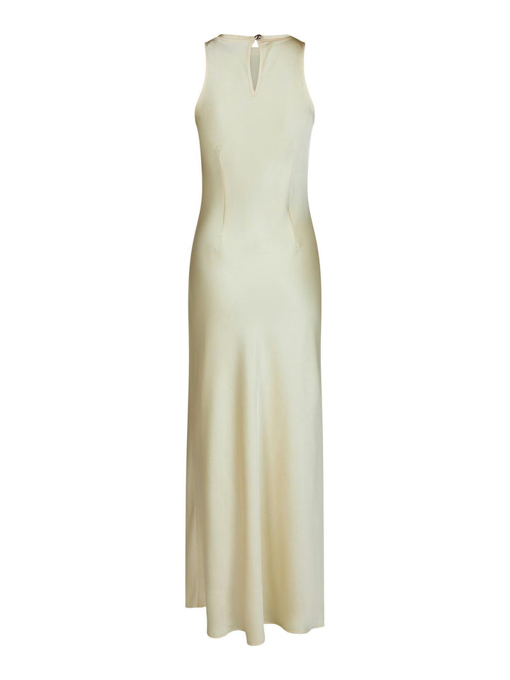 Celinie Heavy Sateen Dress Light Yellow