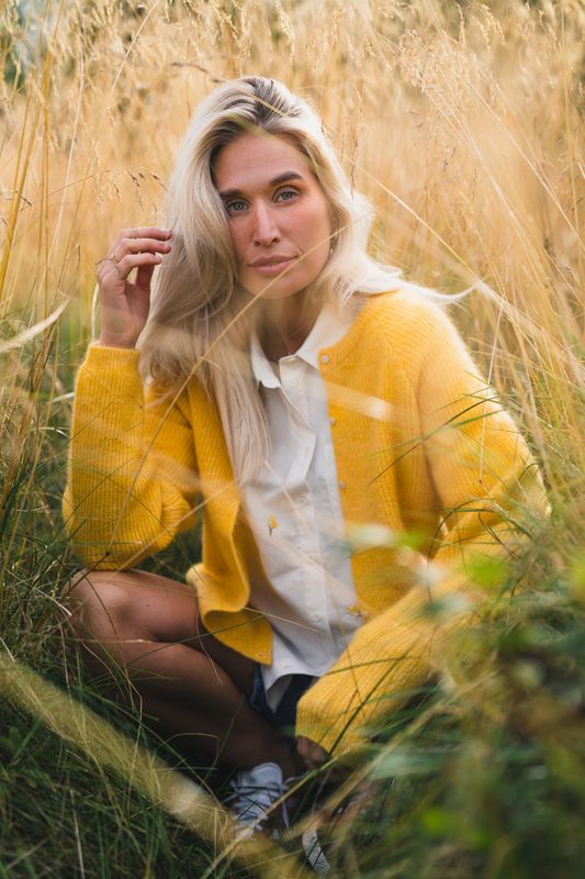 Amalie Cardigan Mimosa