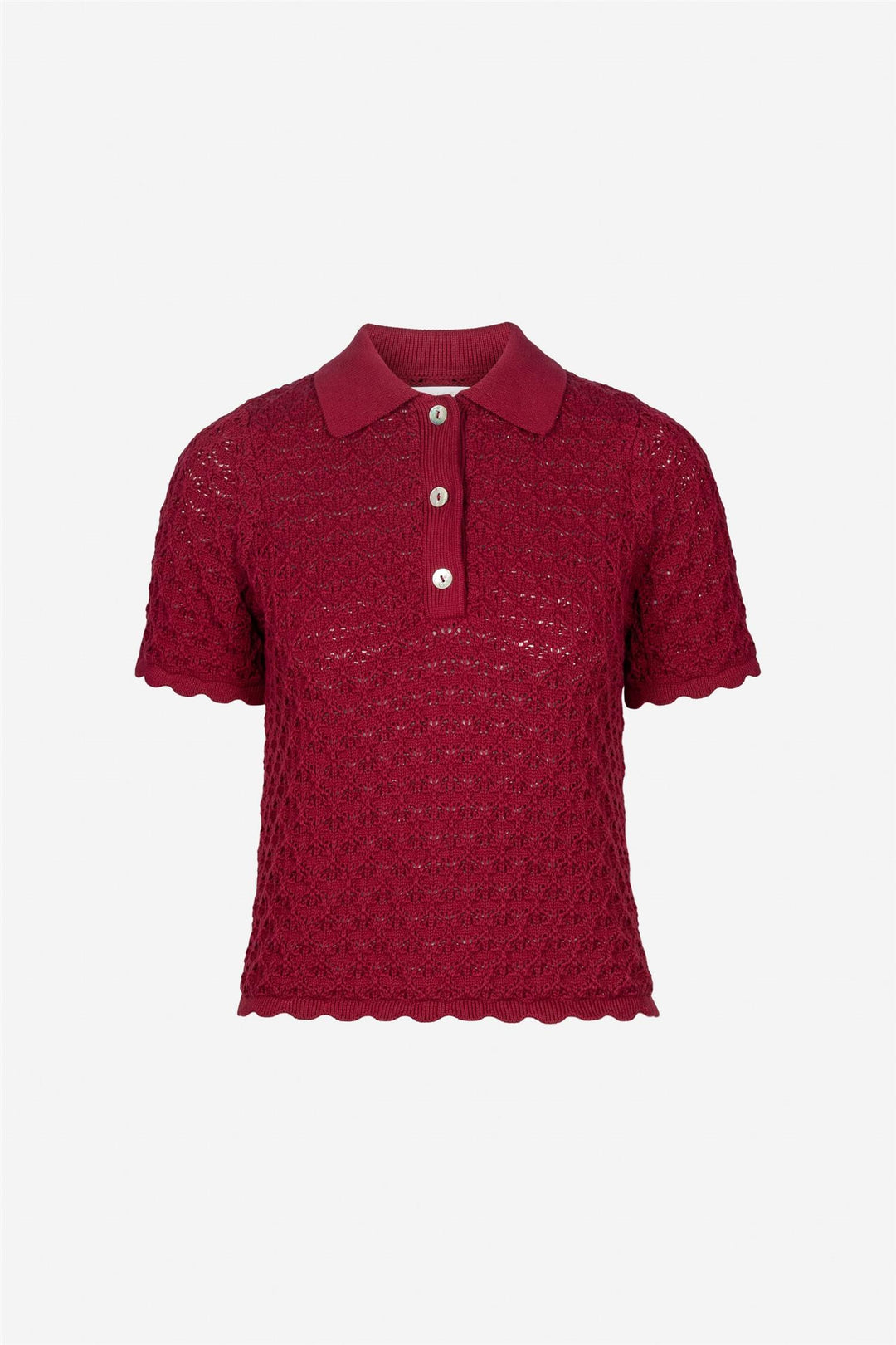 Gwen Knit Tee Berry