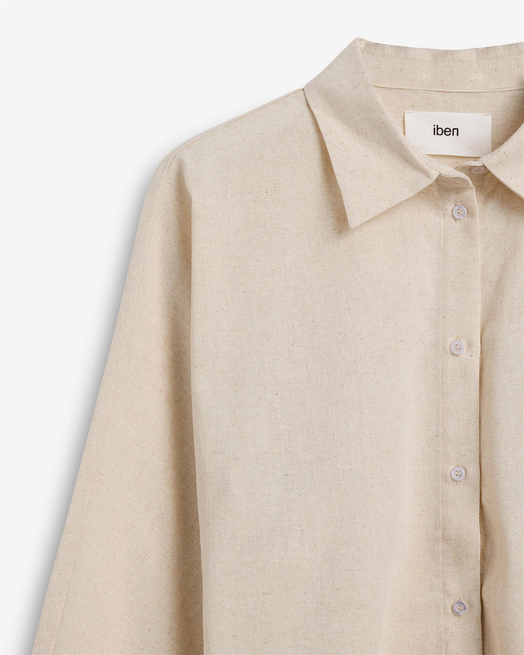 Atari Linen Shirt Raw Beige