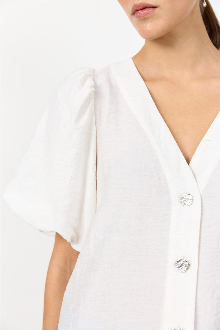 Palina Blouse Star White