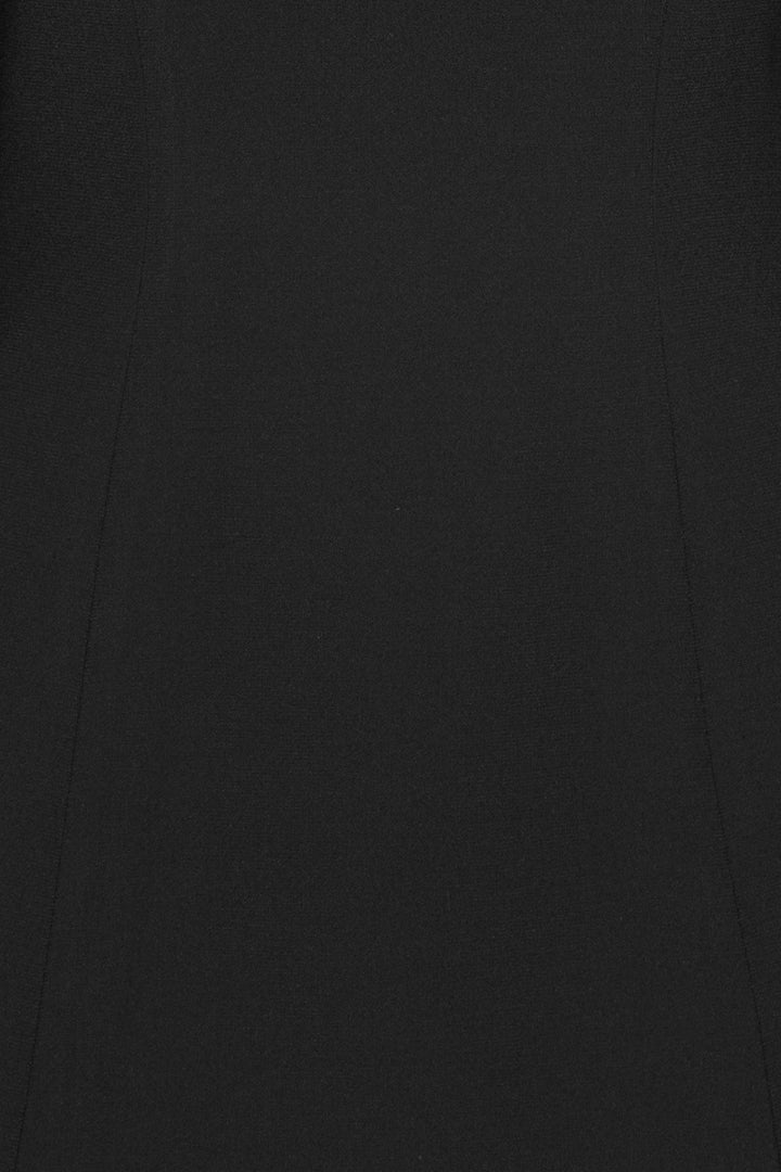 Suiting Flared Mini Dress Black
