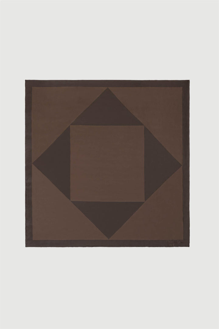 Square Scarf Chestnut/Brown