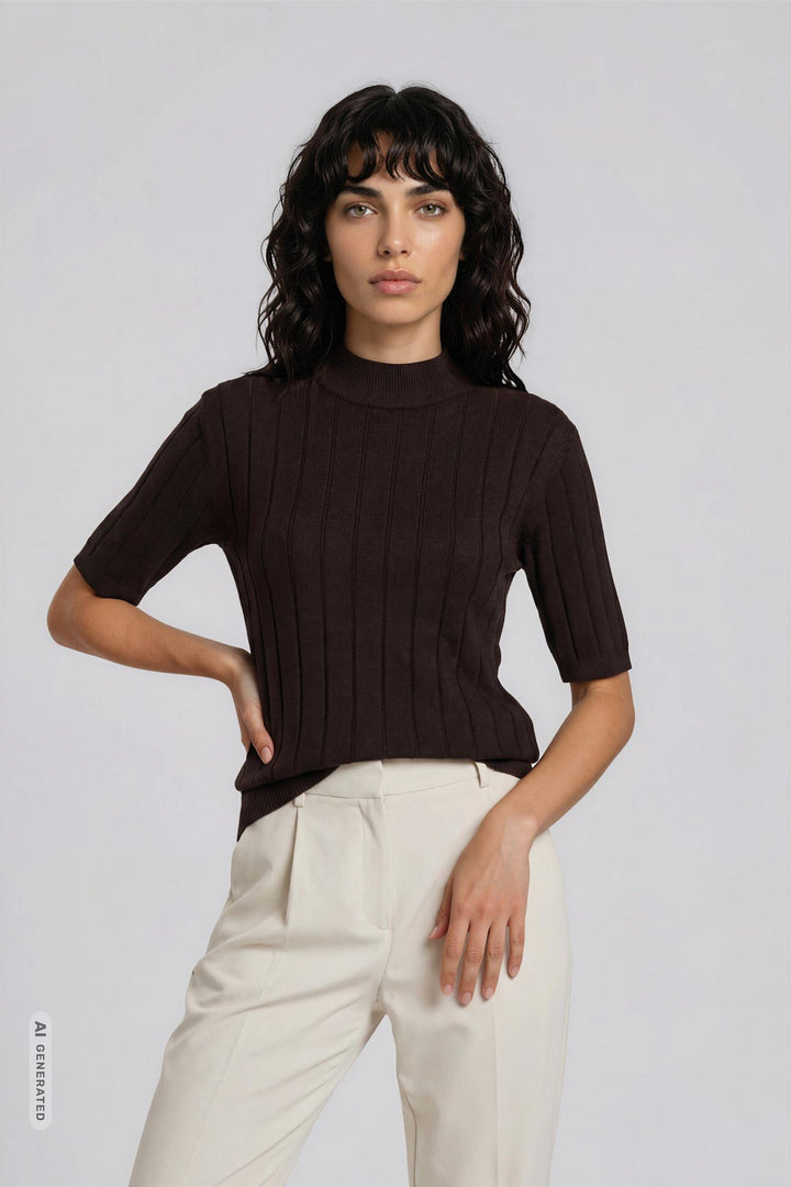 Anemone Glady Knit Chocolate brown
