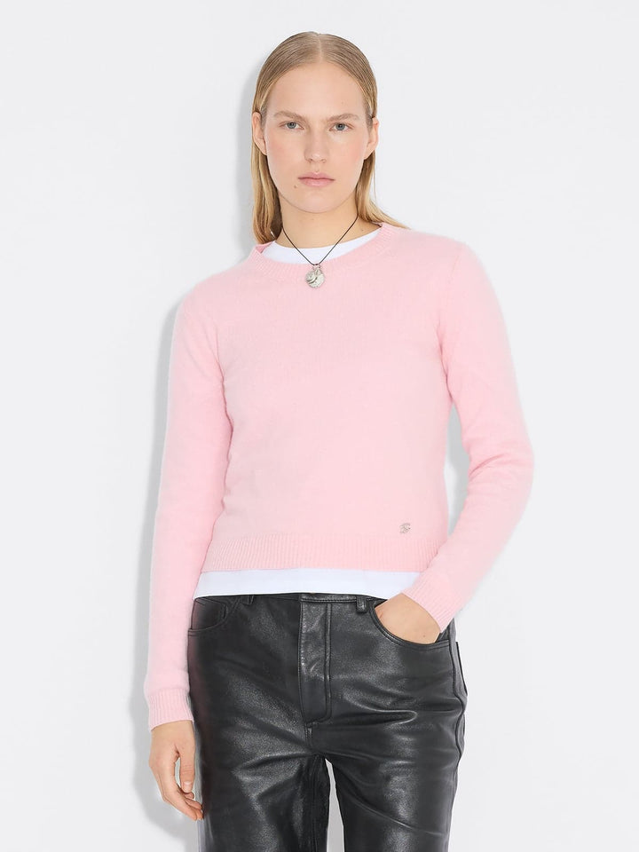 Cashmere Crewneck Sweater Pink