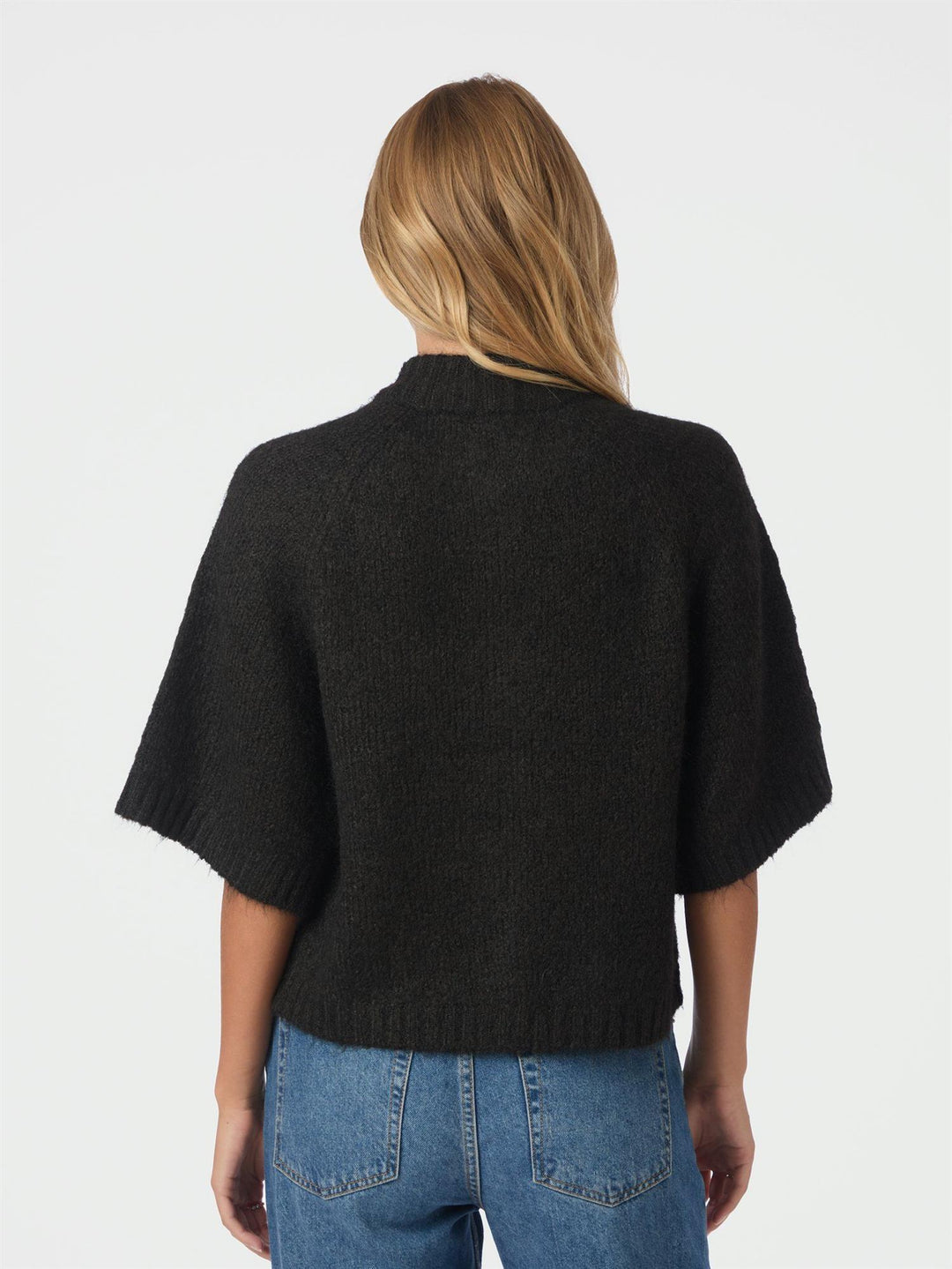 Benuta Fluffy Knit Cardigan Dark Brown