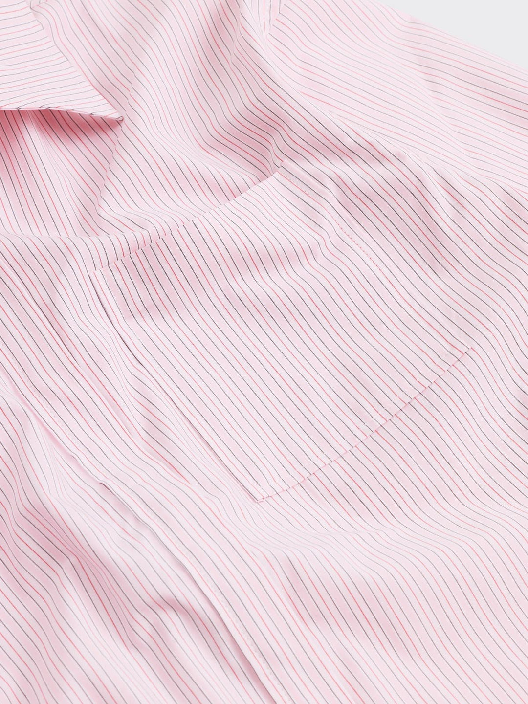 Loose Stripe Shirt Pink Mix