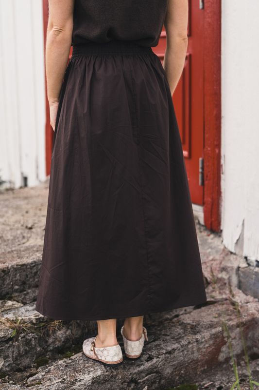 Ida Maja HW Skirt Black Coffee