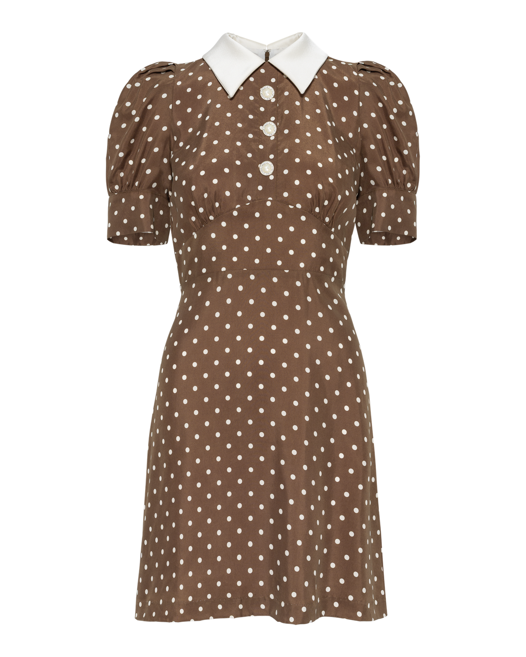 Dots Brown Dress Beauty Dots
