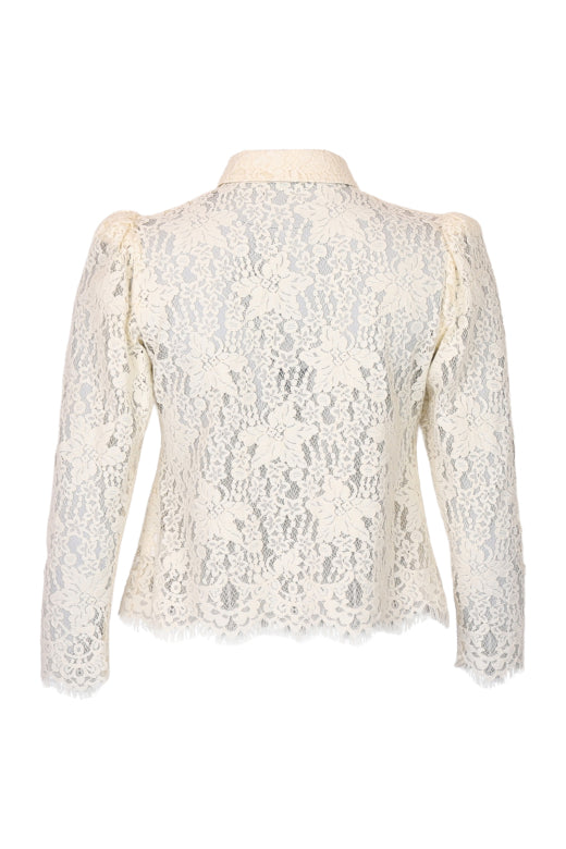 Lace Shirt Vintage White