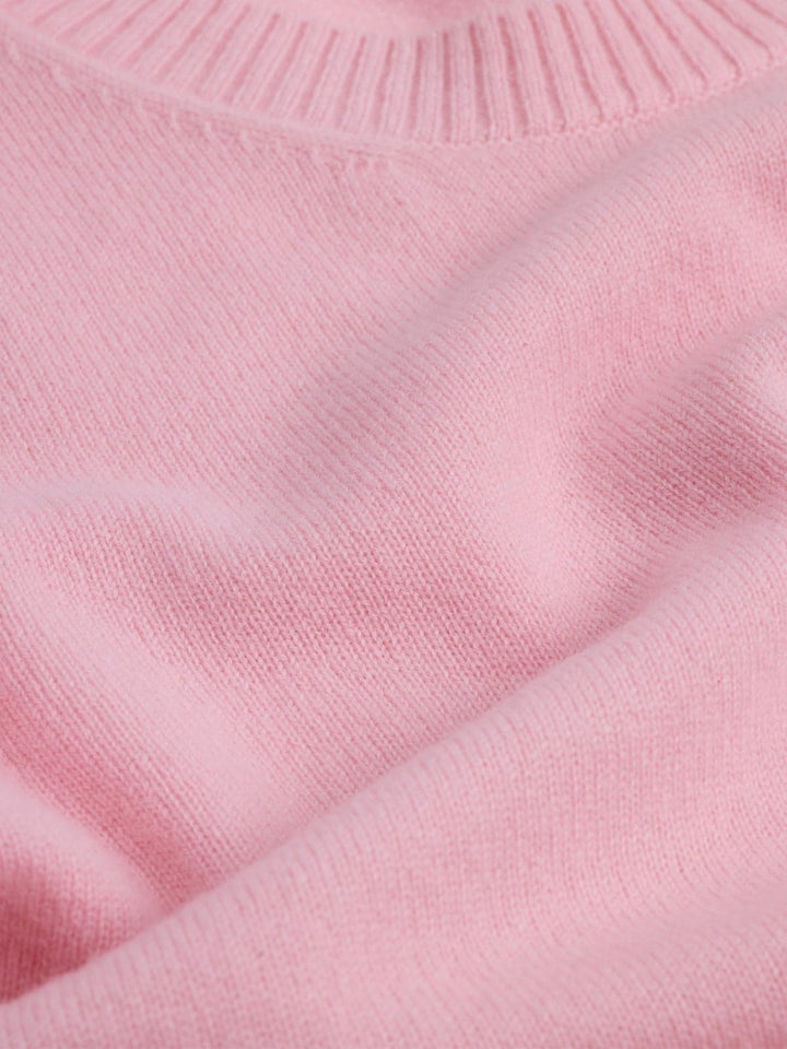 Cashmere Crewneck Sweater Pink