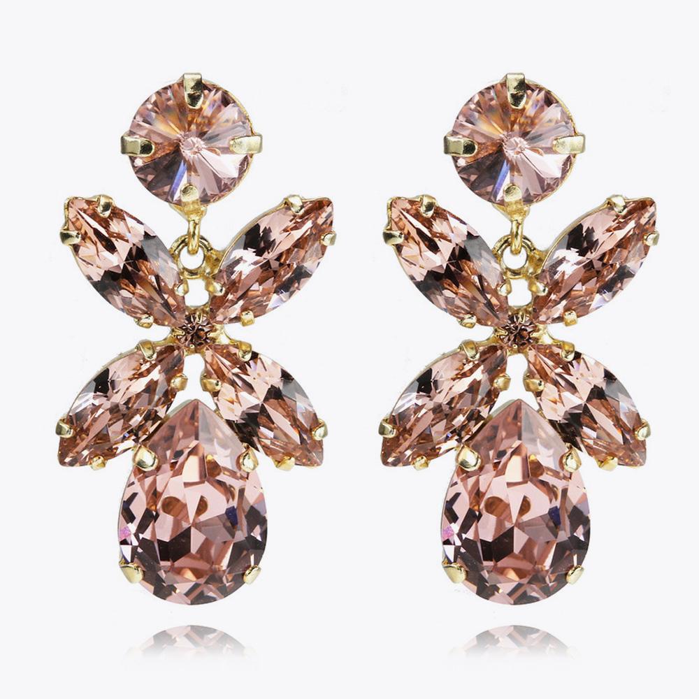 Dione Earrings Gold Vintage Rose
