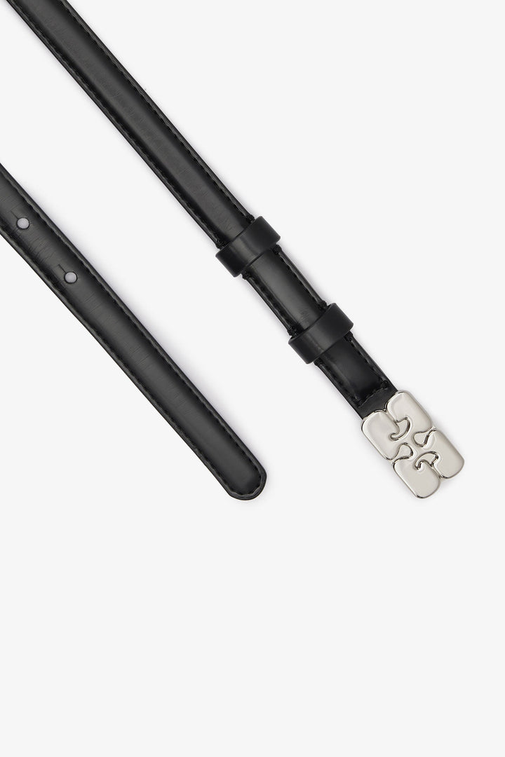 Kat Belt Small Patent Black
