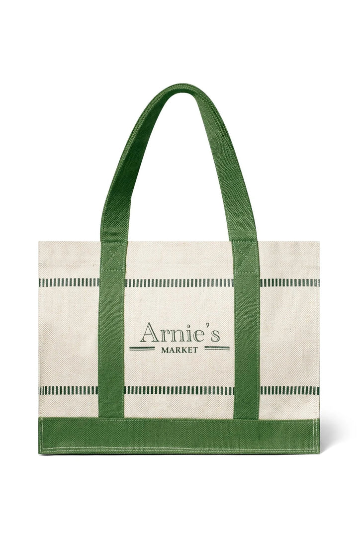 Riviera Market Bag Natural/Green