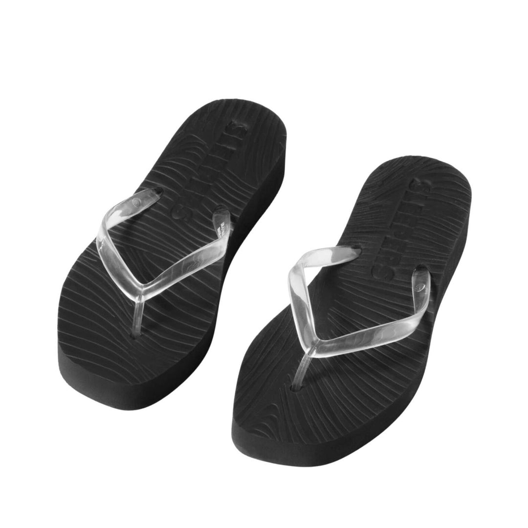 Tapered Plattform Black Clear