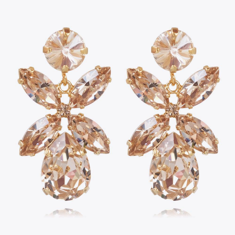 Dione Earrings Gold Silk