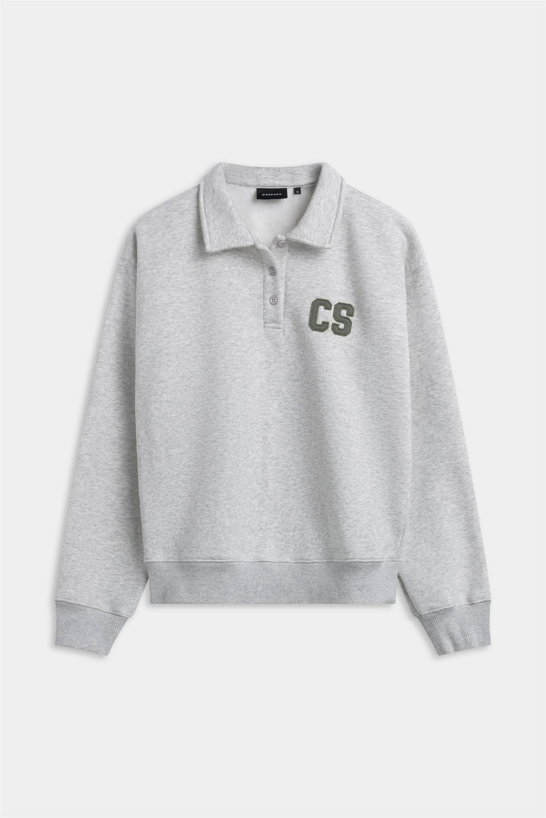 CS Rugby Shirt Grey Melange w. Khaki