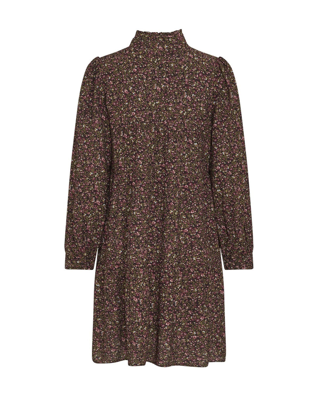 Alva Astrid Dress Black Coffee Flower