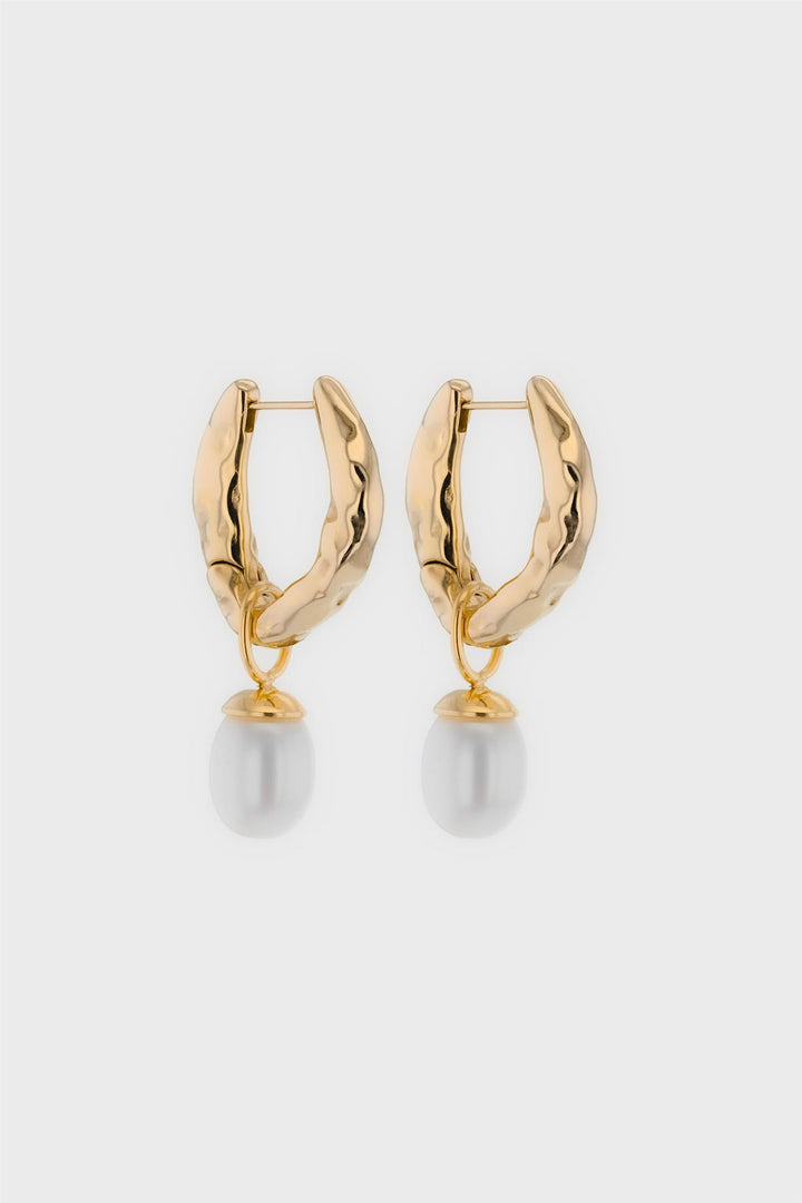 The Small Triangle Earrings Gold