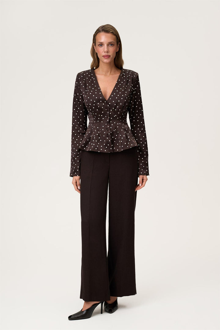 Marmo Blouse Espresso