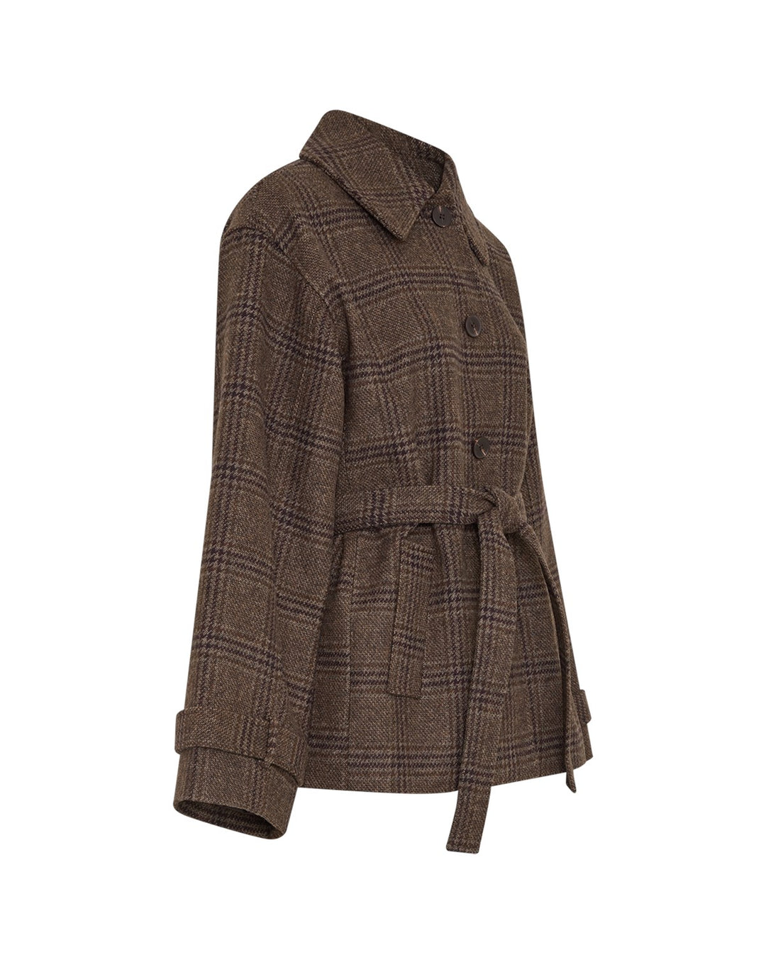 Amaranda Jacket Check Hot Fudge