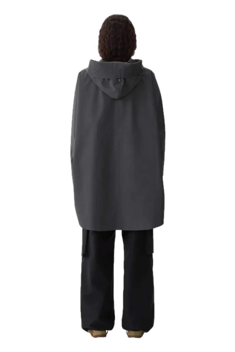 Bergen Poncho Dark Cloud