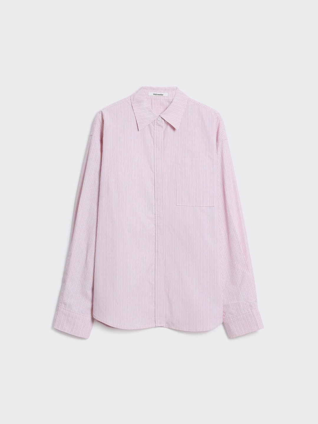 Loose Stripe Shirt Pink Mix
