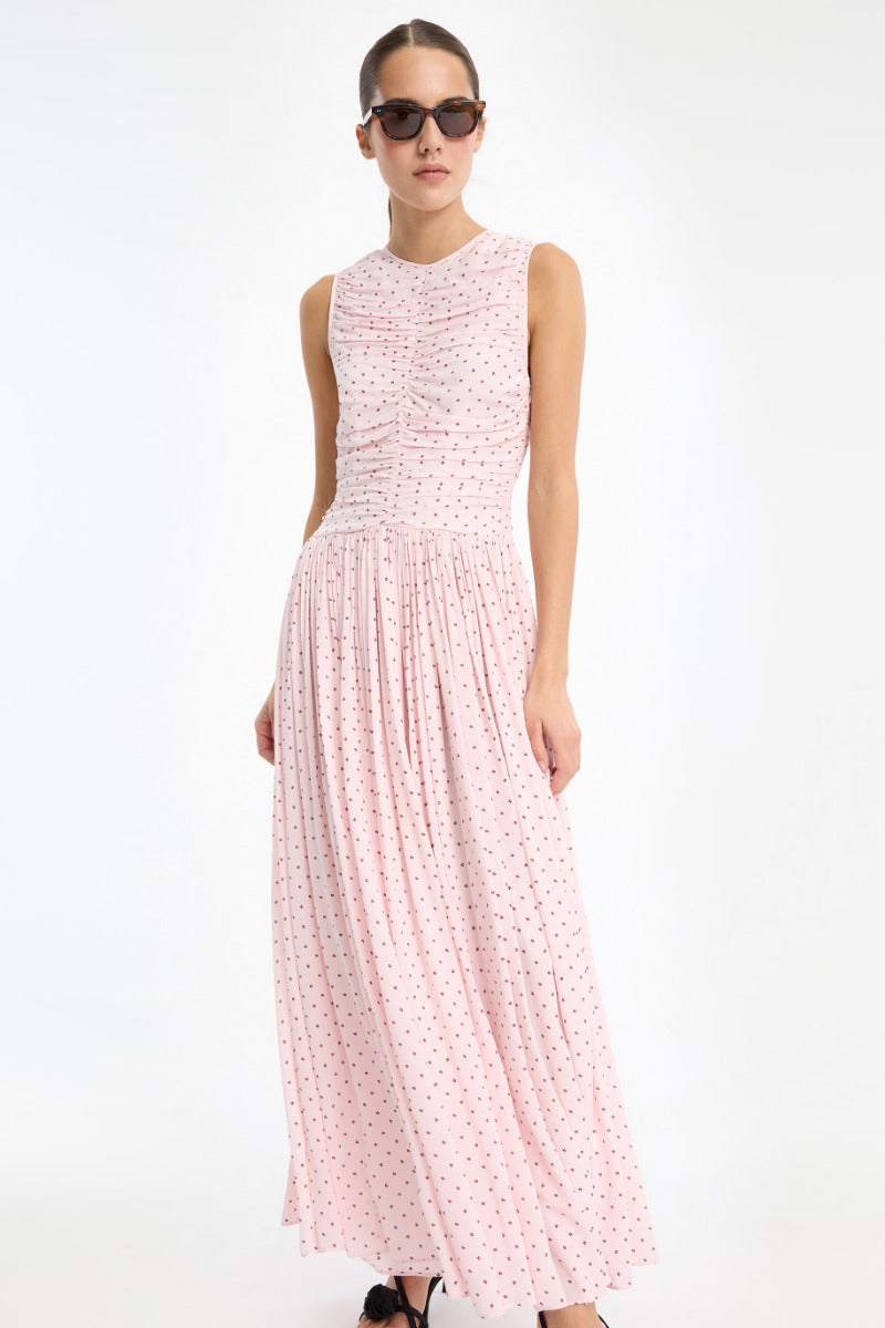 NS Ruched Dress Barely Pink Comb.