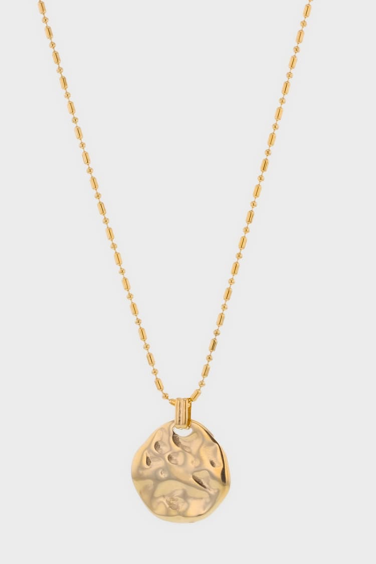 The Circle Medallion Gold