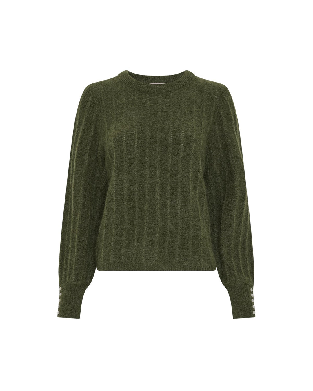 Mira Amalie Pullover Chive Melange