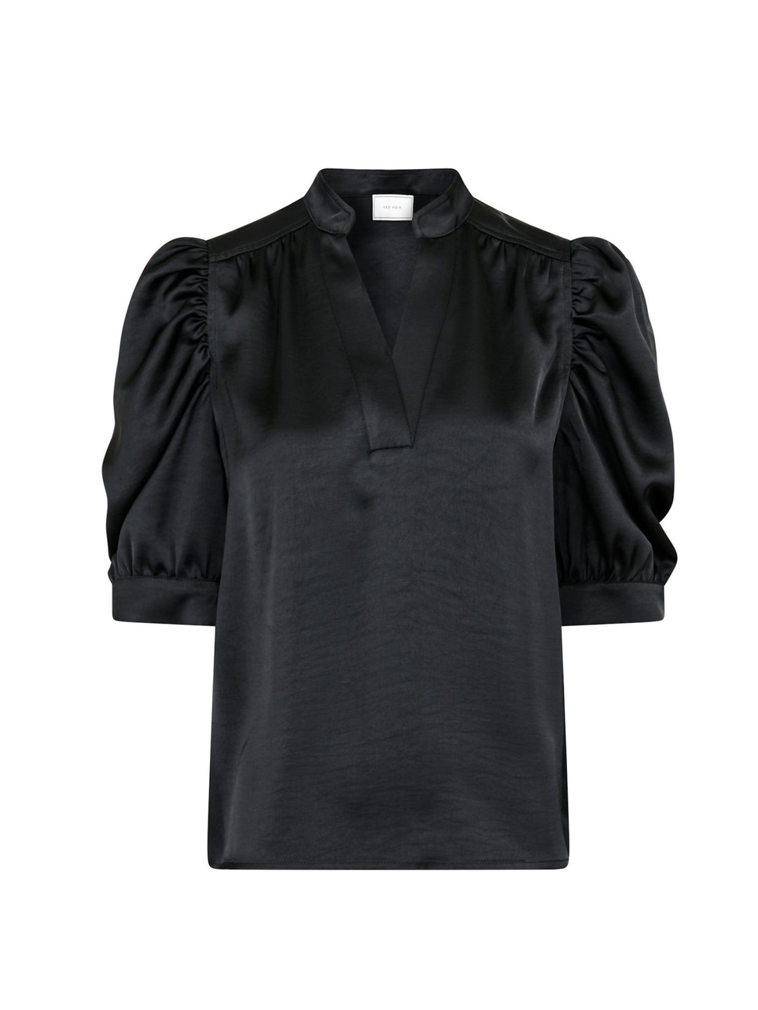 Roella Heavy Sateen Blouse Black