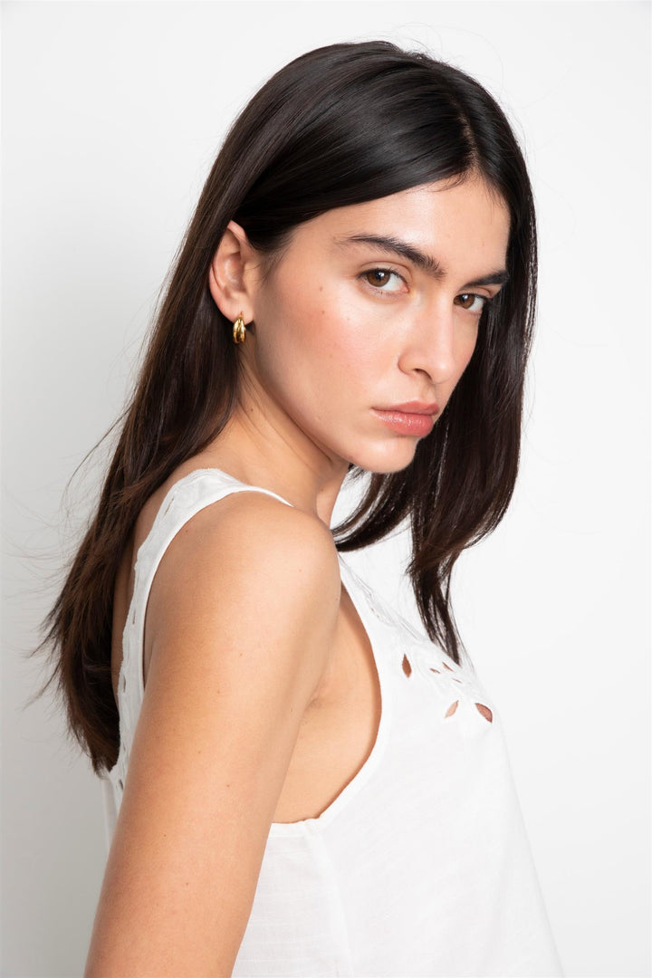 Evie Top White