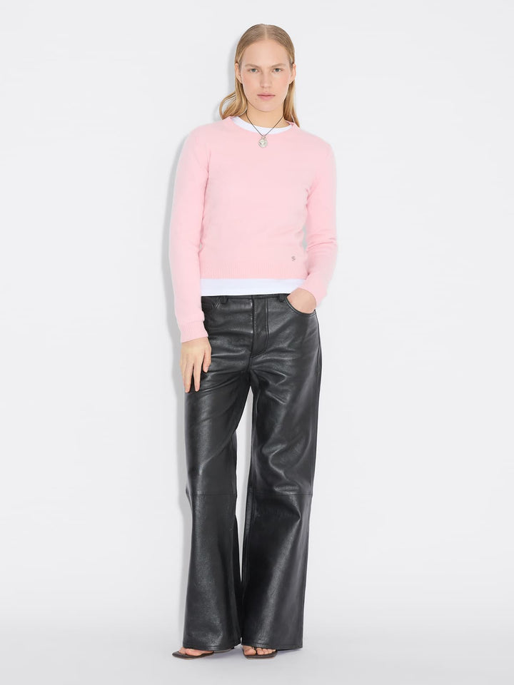Cashmere Crewneck Sweater Pink