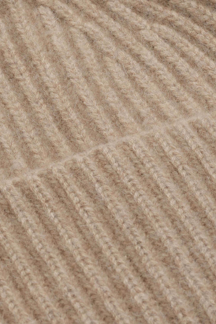 Alba Cashmere Beanie Beige