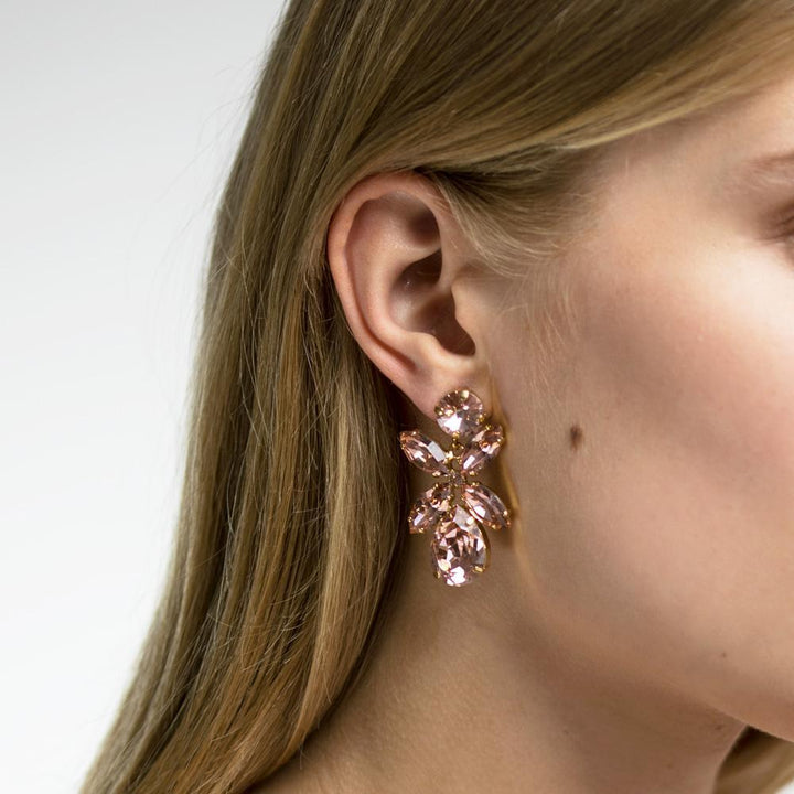 Dione Earrings Gold Vintage Rose