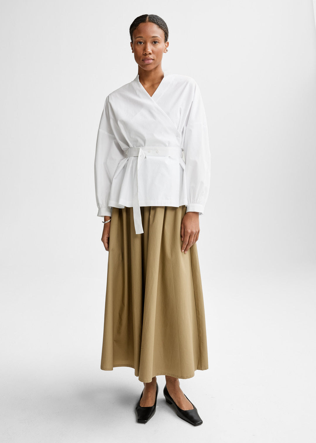 Paloma Poplin Shirt White