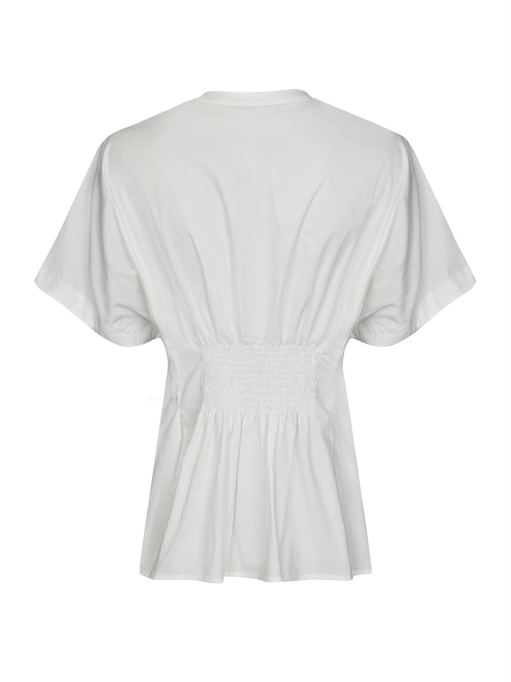 Adamma Poplin Blouse White