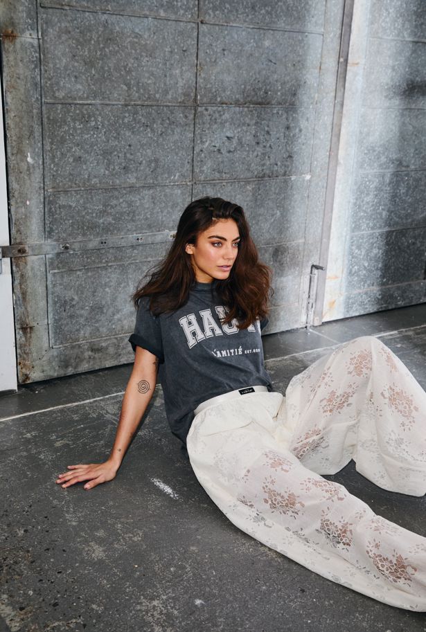 Bella Lace Harem Pant Off-White