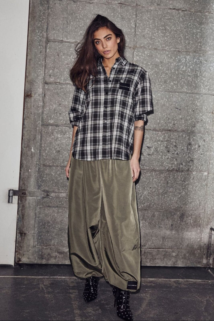 Haute Check Shirt Grey Check