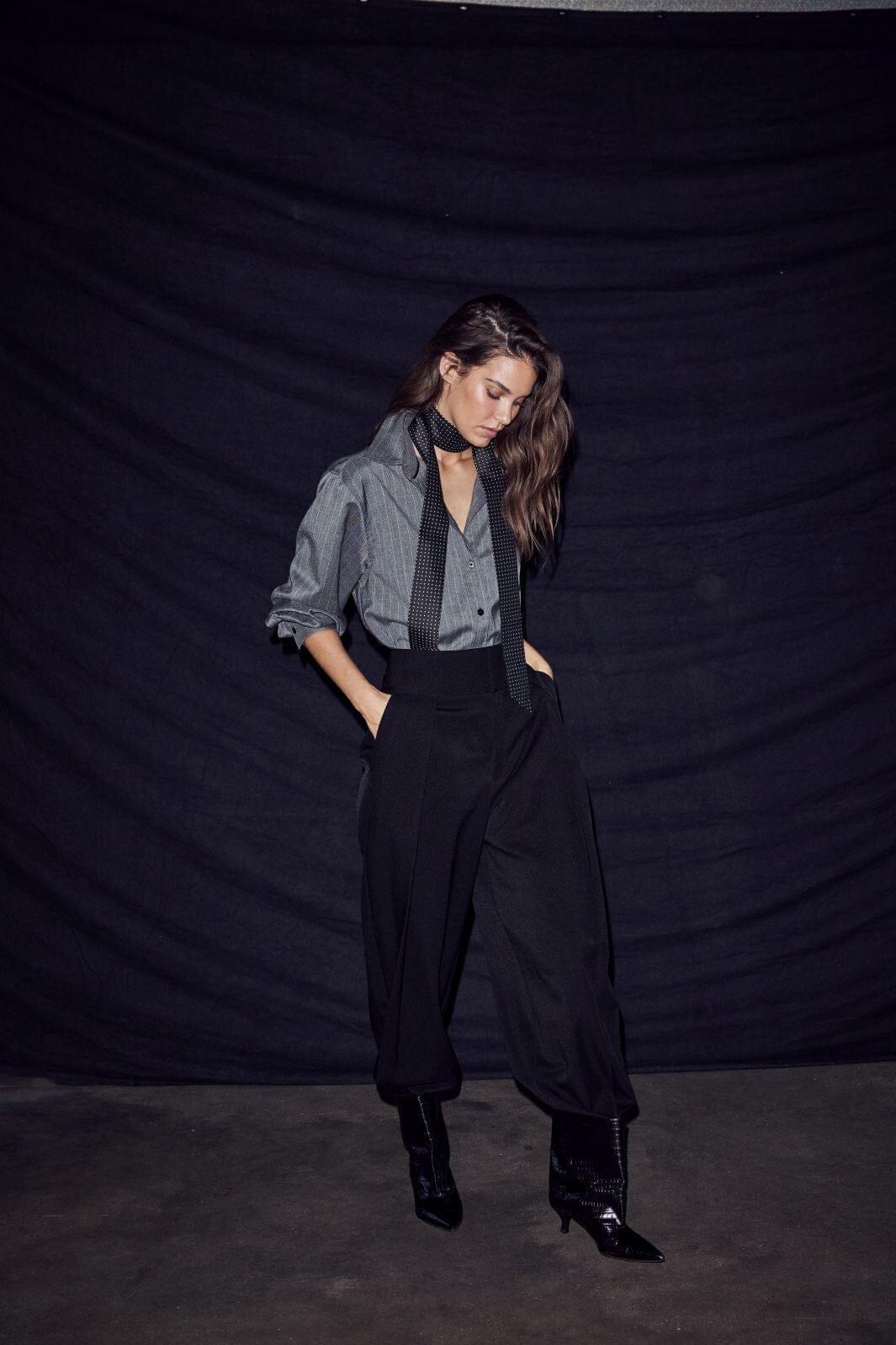 Tailor Pin Shirt Antracit