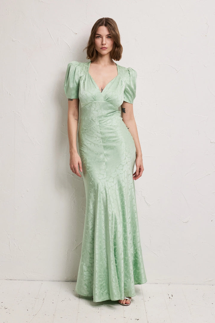 Leslie Jacquard Mint