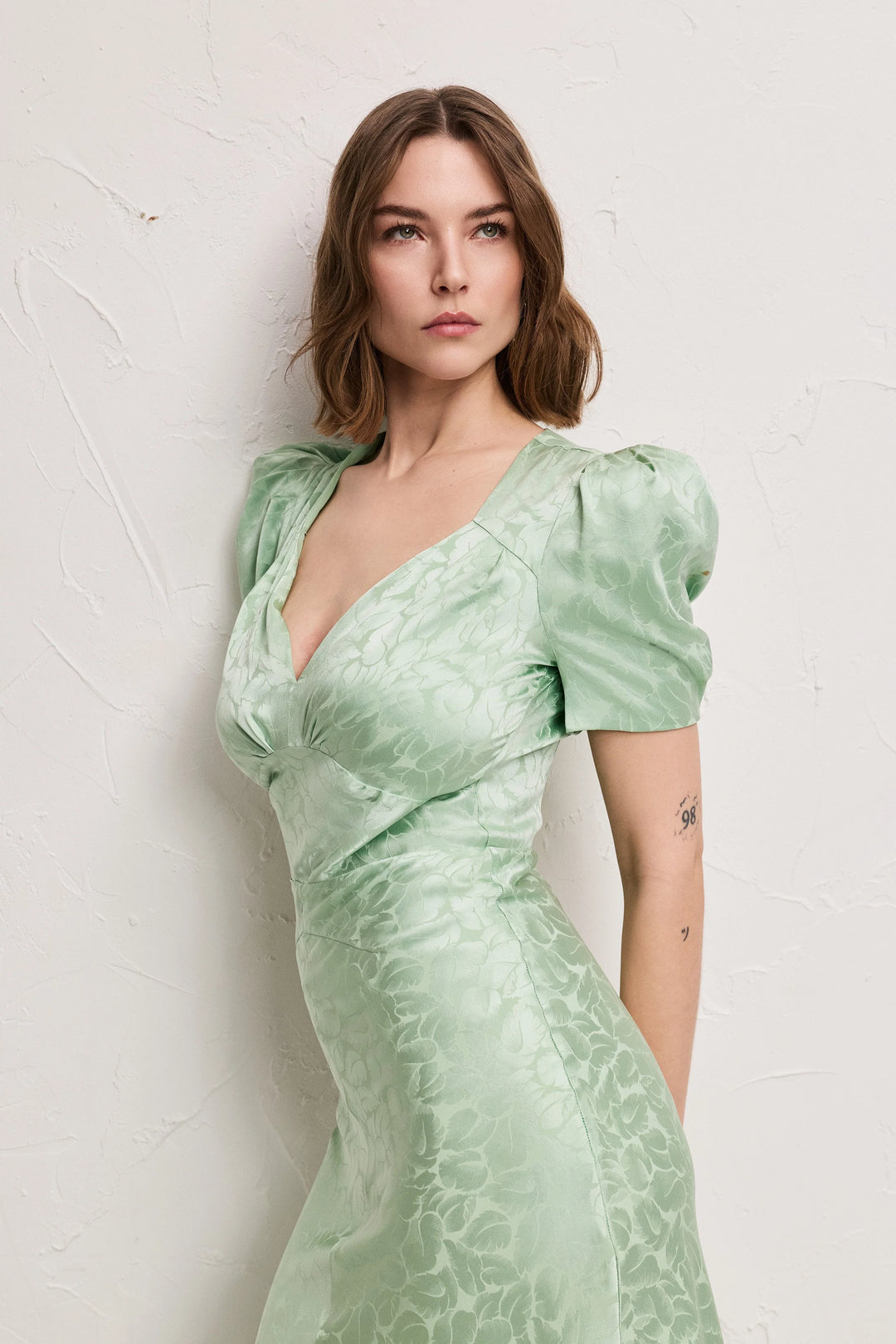 Leslie Jacquard Mint