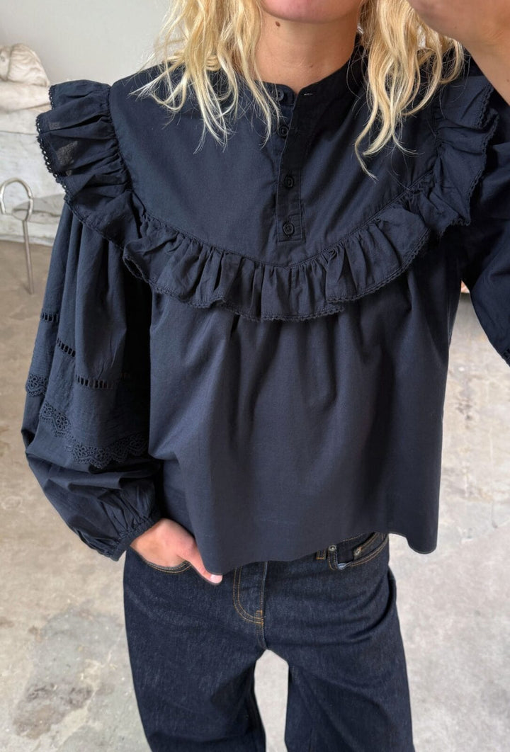 May Blouse Dark Navy