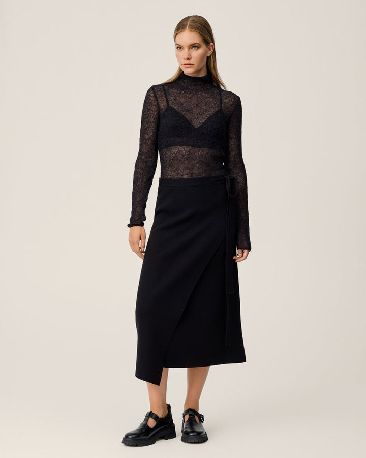 Karitte East Wrap Skirt Black